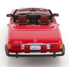 KK Scale 1/12 Scale Diecast KKDC120261 - Mercedes 450 SL R107 US-Version with removable Softtop 1979 - Kırmızı