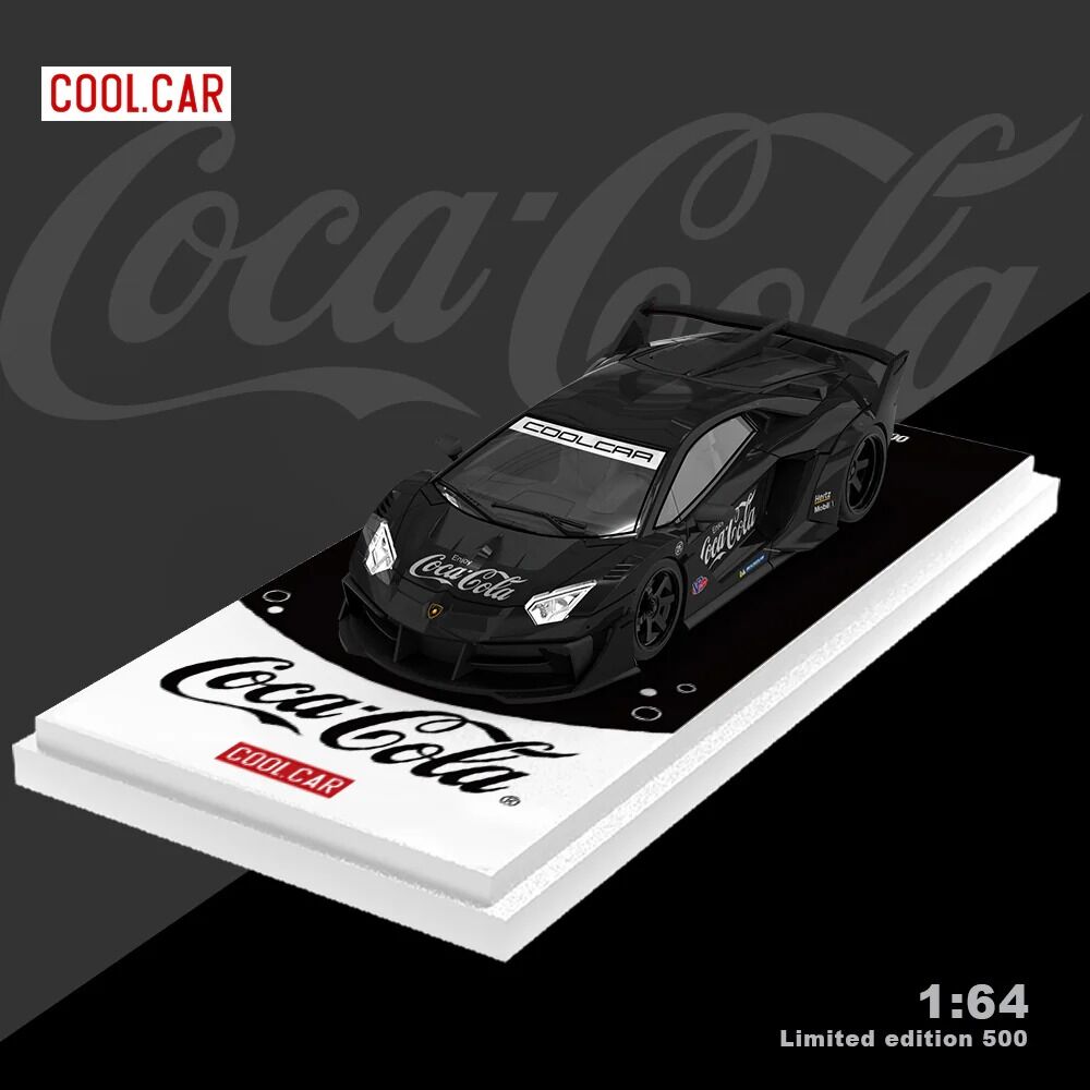 Cool Car 1:64 Lamborghini GT EVO Siyah Coca Cola