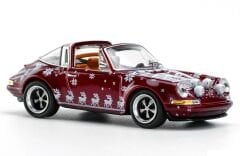 Pop Race 1/64 Porsche Singer Targa Christmas Edition 2023 Kırmızı PR64-83