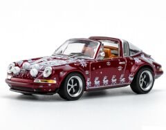 Pop Race 1/64 Porsche Singer Targa Christmas Edition 2023 Kırmızı PR64-83