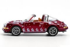 Pop Race 1/64 Porsche Singer Targa Christmas Edition 2023 Kırmızı PR64-83