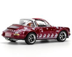 Pop Race 1/64 Porsche Singer Targa Christmas Edition 2023 Kırmızı PR64-83