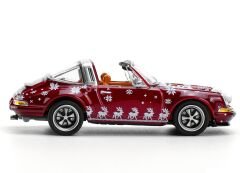 Pop Race 1/64 Porsche Singer Targa Christmas Edition 2023 Kırmızı PR64-83