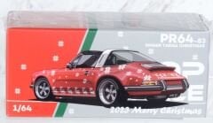 Pop Race 1/64 Porsche Singer Targa Christmas Edition 2023 Kırmızı PR64-83