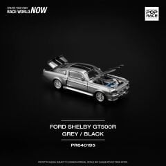 Pop Race 1/64 Ford 1967 Shelby Mustang GT500 Gri / Siyah PR64-195