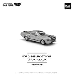 Pop Race 1/64 Ford 1967 Shelby Mustang GT500 Gri / Siyah PR64-195