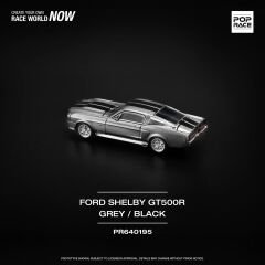 Pop Race 1/64 Ford 1967 Shelby Mustang GT500 Gri / Siyah PR64-195