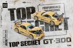 Pop Race 1/64 Top Secret GT300 Supra - Altın PR64-229