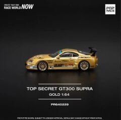 Pop Race 1/64 Top Secret GT300 Supra - Altın PR64-229