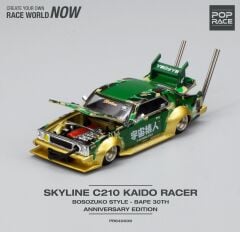 Pop Race 1/64 Skyline C210 Bosozoku Style Bathing