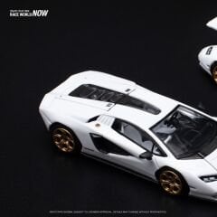 Pop Race 1/64 Lamborghini Countach LPI 800-4 - Bianco Siderale Beyaz PR64-117