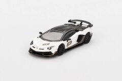 Mini GT 1/64 842 Lamborghini Aventador SVJ 63 Bianco Asopo