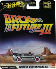 Hot Wheels Premium 1/64 - Pop Culture Back To The Future Part III - Back To The Future Time Machine-1955 - JHW94