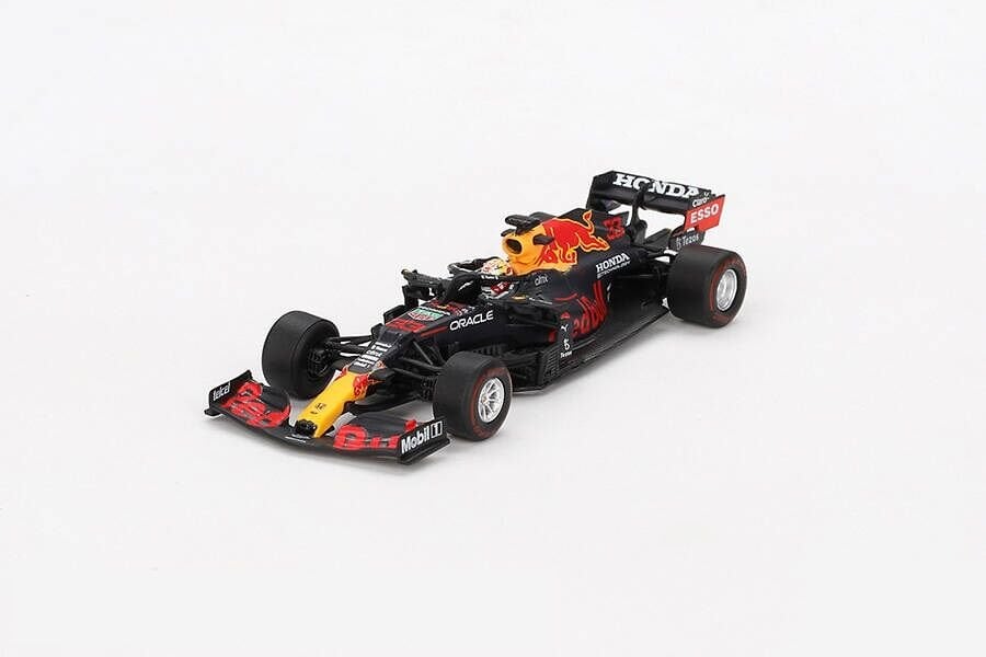 Mini GT 1/64 835 Red Bull RB16B #33 Max Verstappen 2021 Abu Dhabi Grand Prix Winner