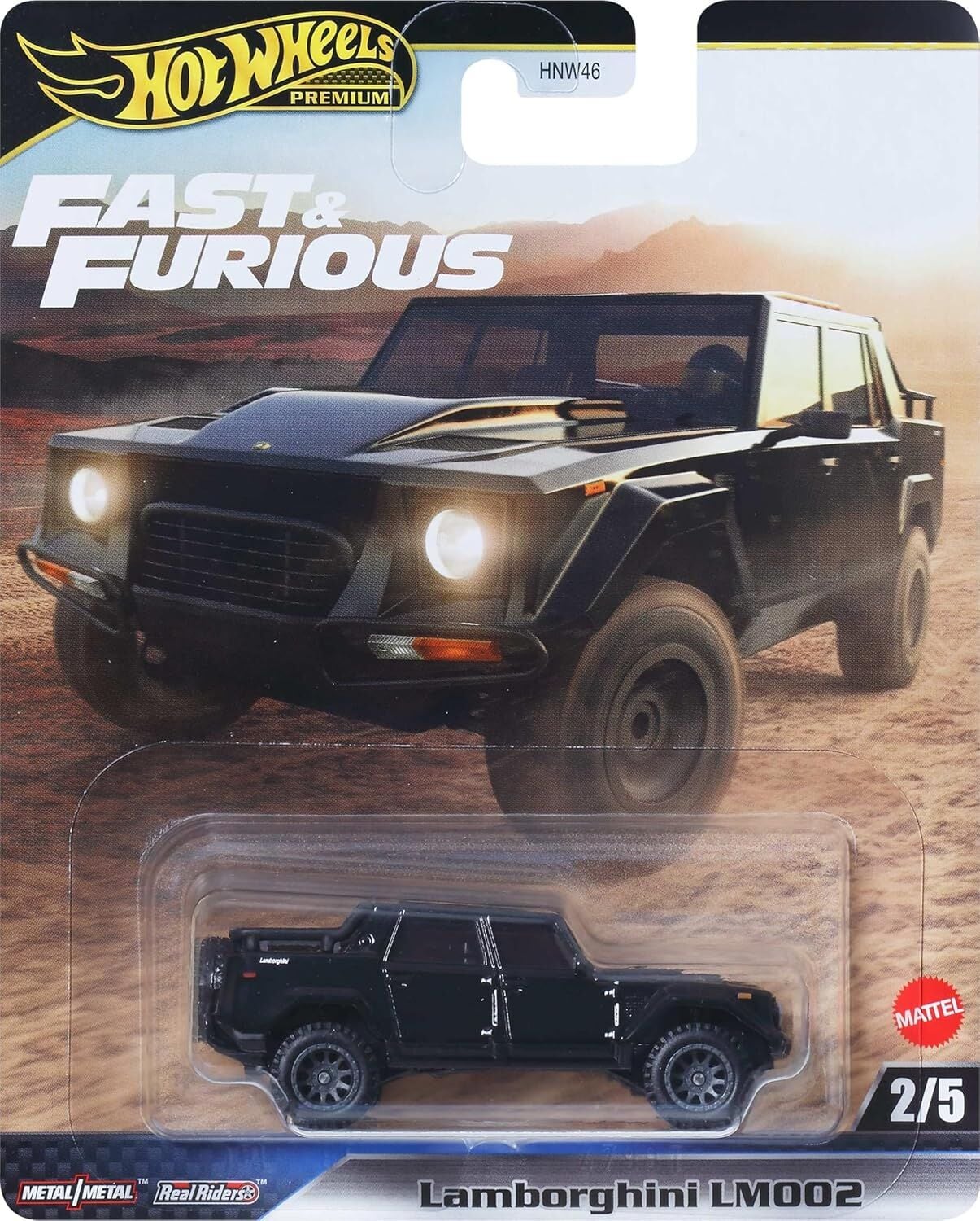Hot Wheels Premium 1/64 - F&F 2/5 - Lamborghini LM002 - JBL86
