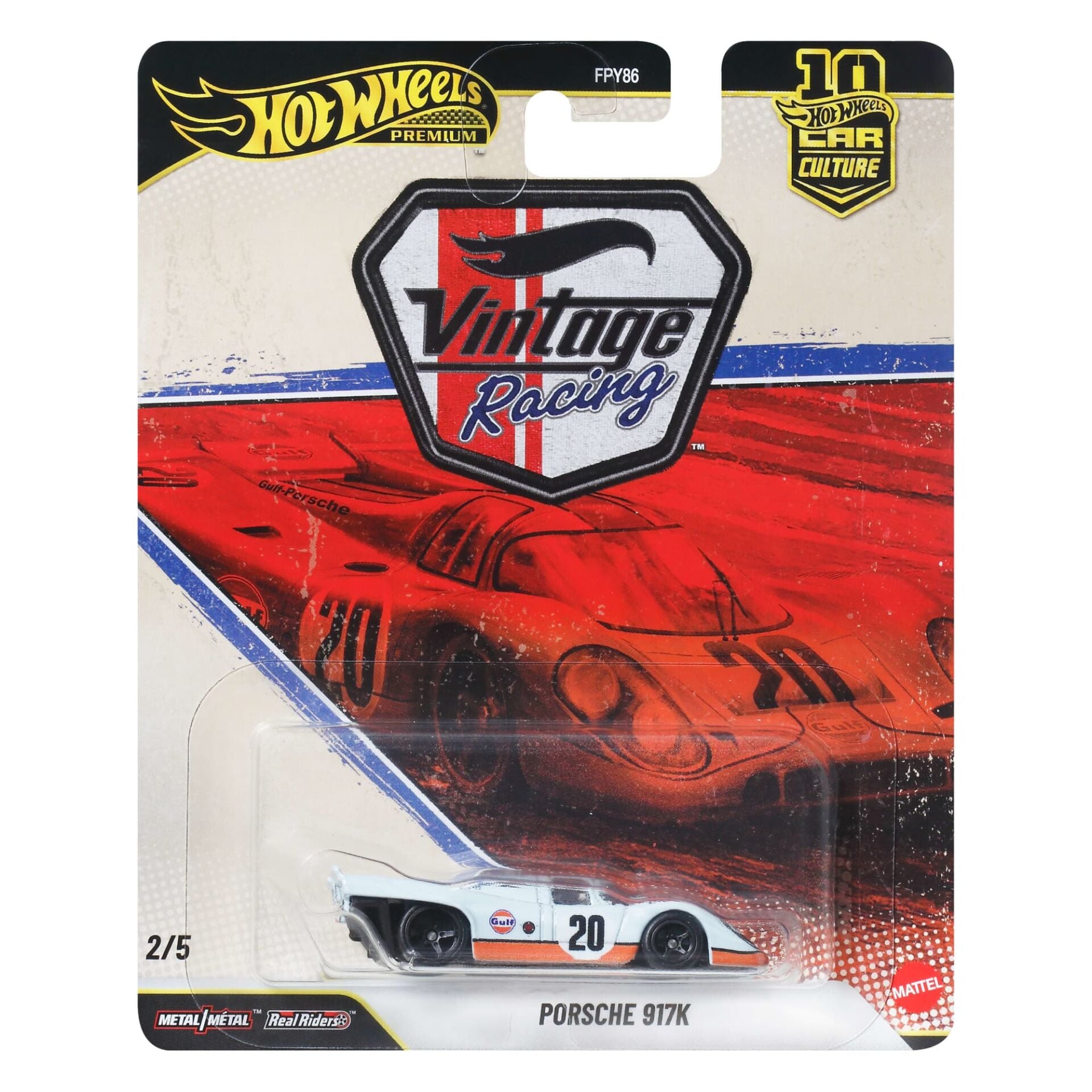 Hot Wheels Premium 1/64 - Vintage Racing 2/5 - Porsche 917K - JKF03