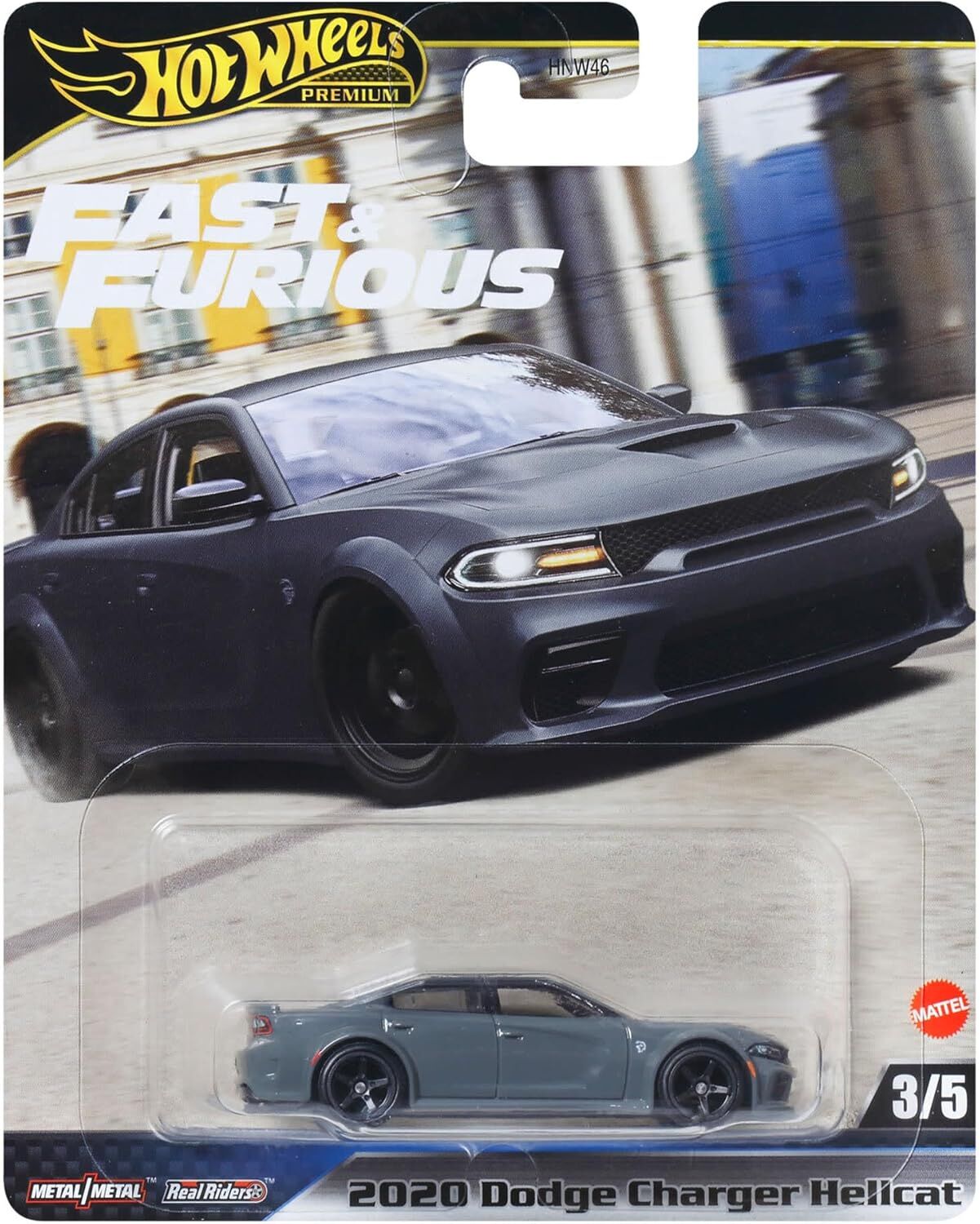 Hot Wheels Premium 1/64 - F&F x Fast 3/5 - 2020 Dodge Charger Hellcat - JBL96