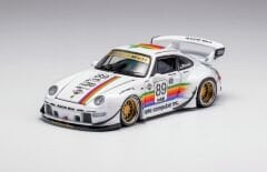 PGM 1:64 Porsche RWB 964 White Apple GT Wing Ver. Violets Luxury Edition 999 adet ile sınırlıdır