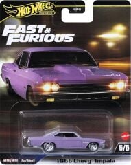 Hot Wheels Premium 1/64 - F&F 5/5 - 1966 Chevy İmpala - JBL95