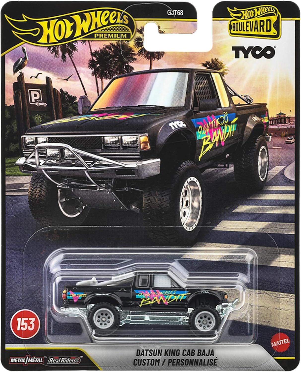 Hot Wheels Premium 1/64 - Boulevard #153 - Datsun King Cab Baja Custom / Personnalise - JHW32