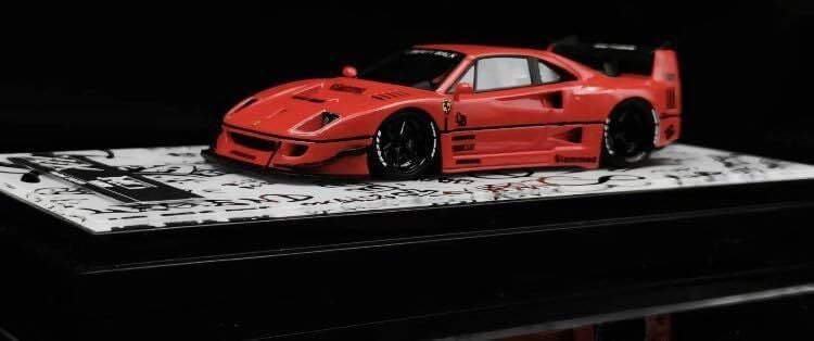 Error 404 Models 1/64 LBWK Ferrari F40 Kırmızı