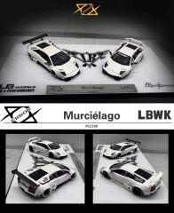 Error 404 Models 1/64 LBWK Lamborghini Murcielago LP640 Liberty Walk WideBody İkiz Araba Seti Beyaz