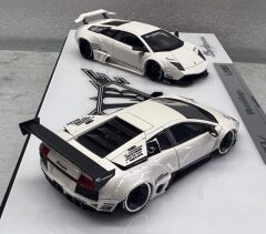 Error 404 Models 1/64 LBWK Lamborghini Murcielago LP640 Liberty Walk WideBody İkiz Araba Seti Beyaz