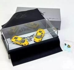 Error 404 Models 1/64 LBWK Lamborghini Murcielago LP640 Liberty Walk WideBody İkiz Araba Seti Sarı