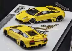 Error 404 Models 1/64 LBWK Lamborghini Murcielago LP640 Liberty Walk WideBody İkiz Araba Seti Sarı