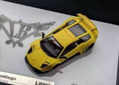 Error 404 Models 1/64 LBWK Lamborghini Murcielago LP640 Liberty Walk WideBody İkiz Araba Seti Sarı