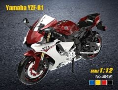 MSZ (Metal Speed Zone) 1/12 - Yamaha YZF-R1 Siyah - 68491A