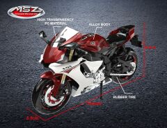 MSZ (Metal Speed Zone) 1/12 - Yamaha YZF-R1 Siyah - 68491A