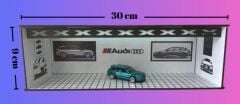 1/64 6 Araç Alabilen Yatay Işıklı Garaj Audi