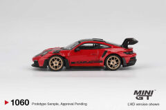 Mini GT 1/64 1060 Porsche 911 (992) GT3 RS Weissach Package Guards Red