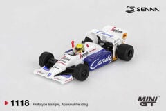 Mini GT 1/64 1118 Toleman TG184 #19 Ayrton Senna 1984 Monaco Grand Prix 2nd Place