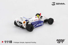 Mini GT 1/64 1118 Toleman TG184 #19 Ayrton Senna 1984 Monaco Grand Prix 2nd Place