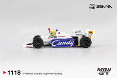 Mini GT 1/64 1118 Toleman TG184 #19 Ayrton Senna 1984 Monaco Grand Prix 2nd Place
