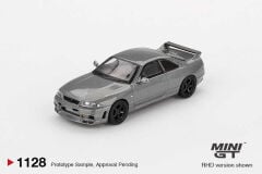 Mini GT 1/64 1128 NISSAN Skyline GT-R Dark Metal Gray (NISMO BCNR33 CRS Version)