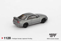 Mini GT 1/64 1128 NISSAN Skyline GT-R Dark Metal Gray (NISMO BCNR33 CRS Version)