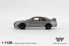 Mini GT 1/64 1128 NISSAN Skyline GT-R Dark Metal Gray (NISMO BCNR33 CRS Version)