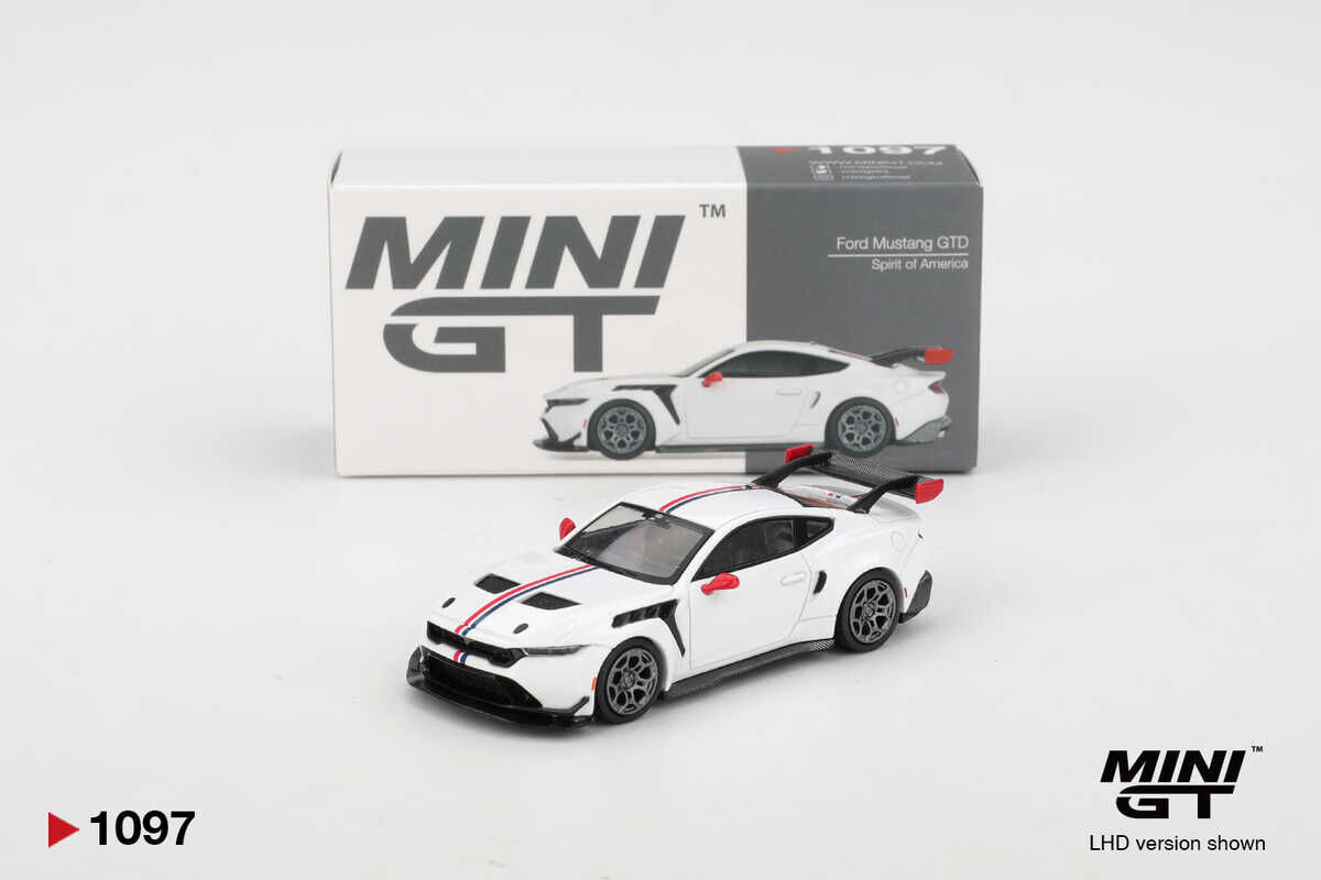 Mini GT 1/64 1097 Ford Mustang GTD Spirit of America