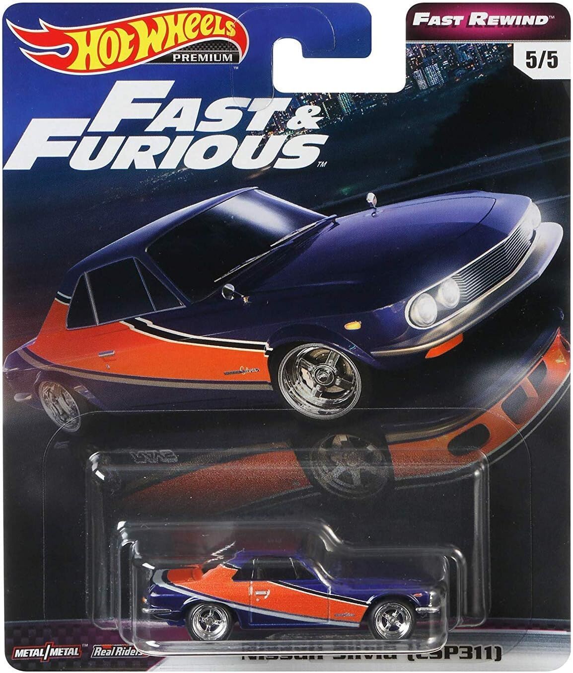 Hot Wheels Premium Fast Rewind Nissan Silvia (CSP311) GHH19