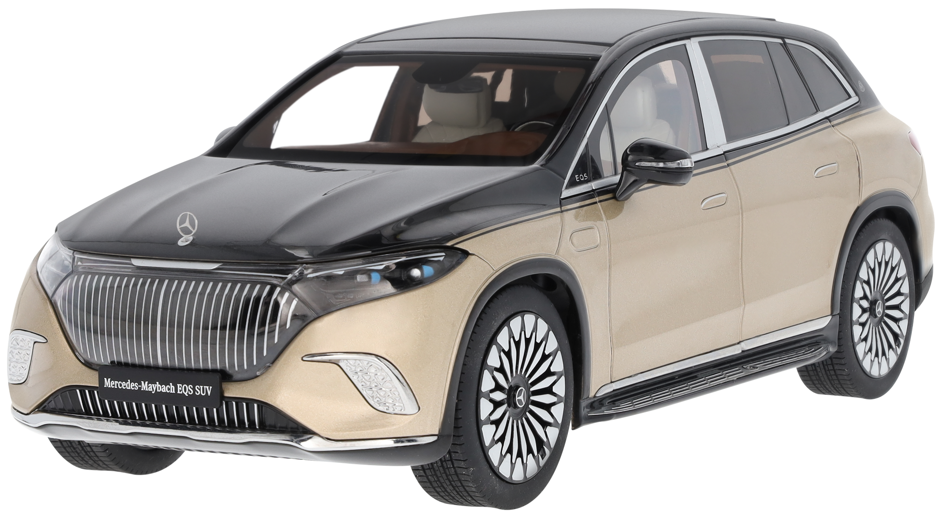 NZG Modelle 1/18 Mercedes-Maybach EQS 680 SUV - Z296 - Light Grayish Orange