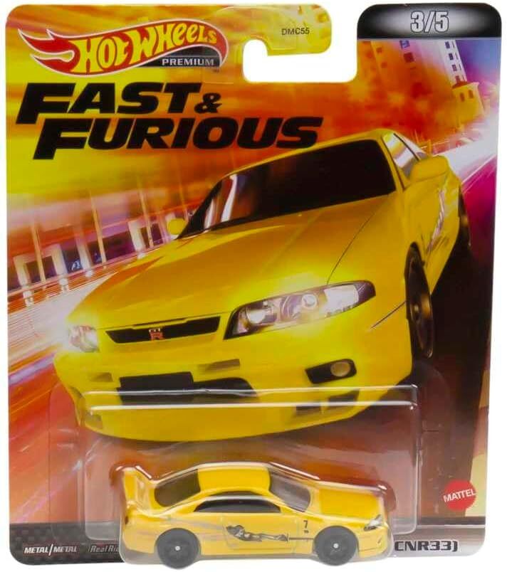 Hot Wheels Premium F&F Nissan Skyline GT-R (BCNR33)