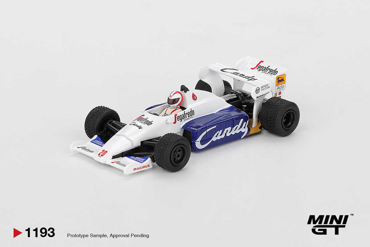 Mini GT 1/64 1193 Toleman TG184 Johnny Cecotto 1984 Monaco Grand Prix