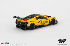 Mini GT 1/64 1168 hevrolet Corvette Z06 GT3 Corvette Racing by Pratt Miller Motorsports 2025 IMSA Daytona 24 Hrs