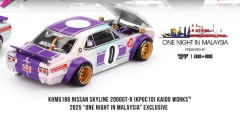 Kaido House 1/64 186 Nissan Skyline 2000GT-R 2025 ''One Night in Malaysia'' Exclusive