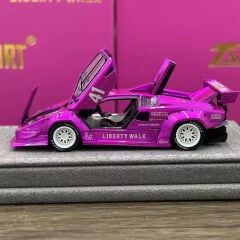 Top Art LB*Works Countach Flash Pink Liberty Walk #41 Edition Limited 298/1000