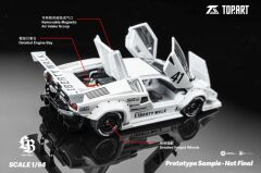 Top Art LB*Works Countach Glossy White Liberty Walk #41 Edition Limited 1210/1999