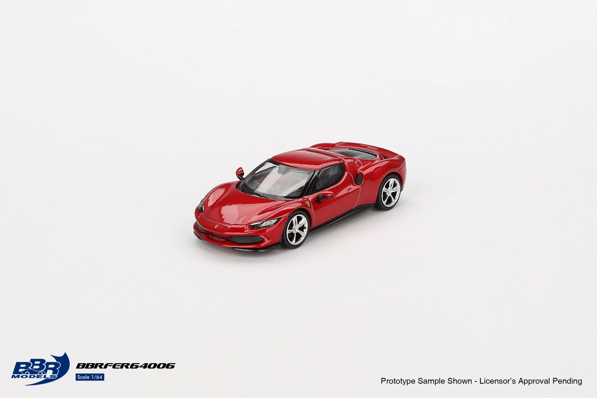 Mini GT 1/64 BBR Ferrari 296 GTB Rosso Imola